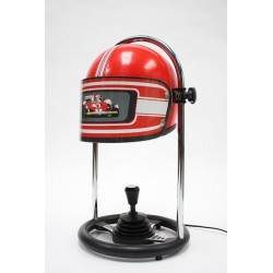 Race helmet table lamp by FF Leuchten