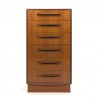 Tallboy in teak vintage design by Victor Wilkins