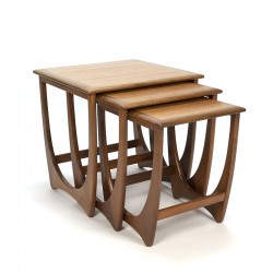 Set vintage side tables from the Fresco series design V. Wilkins
