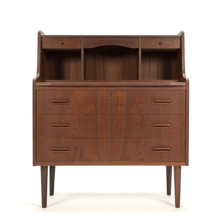 Danish secretary in teak vintage model from the 1960's