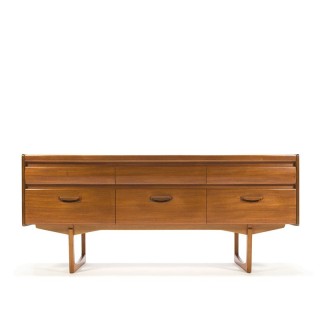Mid-Century design vintage dressoir in teakhout