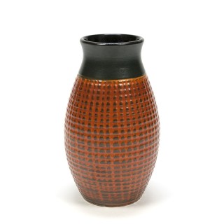 Orange / brown West-Germany vase vintage