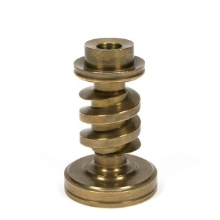 Vintage candlestick from solid brass