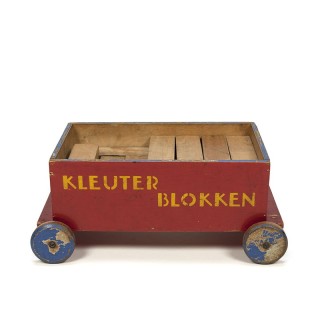 Vintage ADO Kleuter Blokken kar ca. 1935