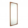 Teak vintage wall mirror