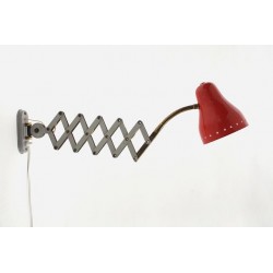 1950's wall lamp red