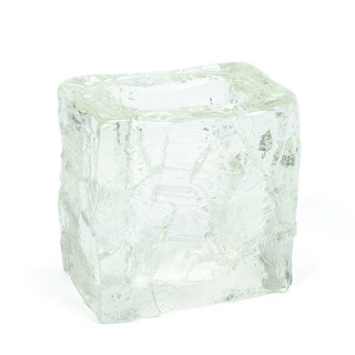 Swedish robust vintage glass vase