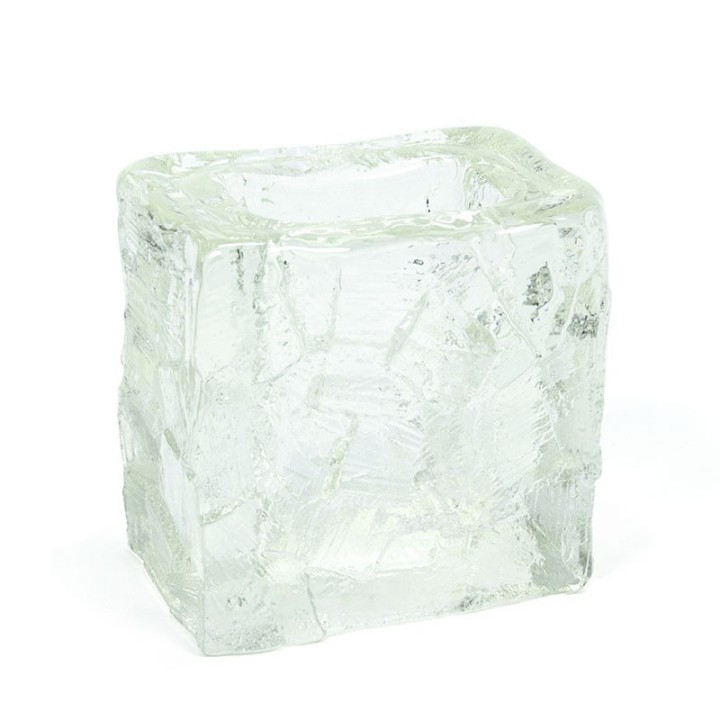 Zweedse robuuste vintage glazen vaas