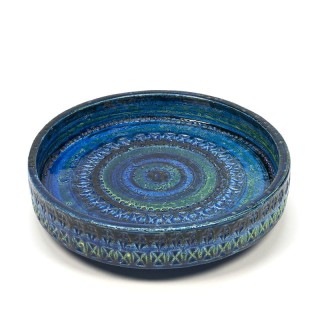 Vintage Aldo Londi Rimini Blue bowl for Bitossi