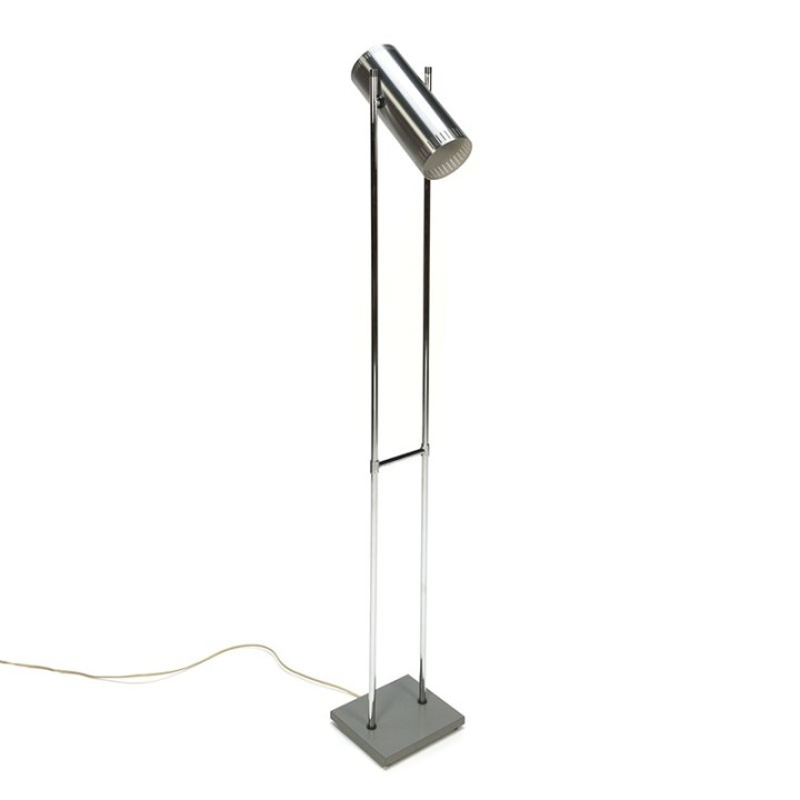 Vintage Jo Hammerborg floor lamp Trombone 2 for Fog and Morup