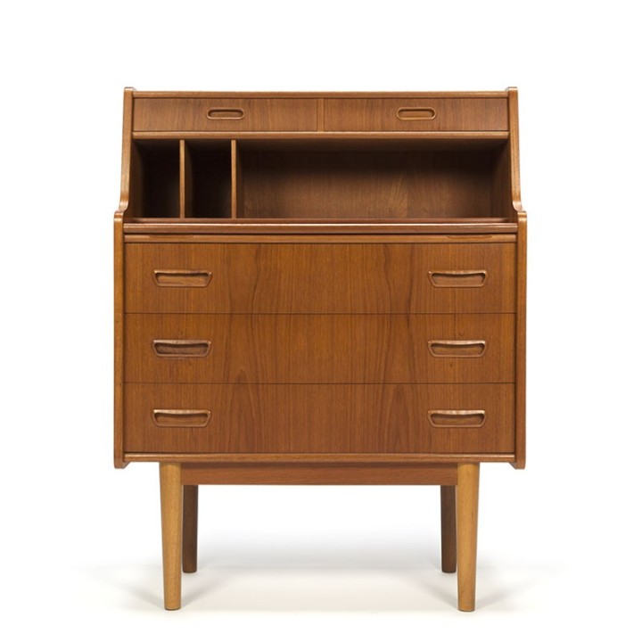 Danish vintage secretary with extendable work top