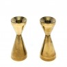Vintage set of 2 solid brass candlesticks