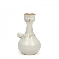Small vintage vase in the shape of a cat