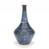 Earthenware vintage design vase blue