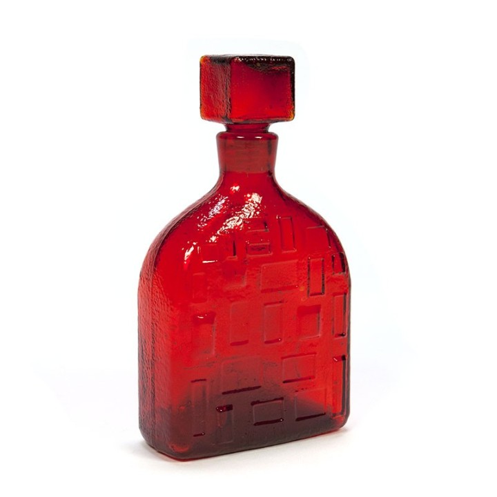 Italian vintage glass carafe/ bottle