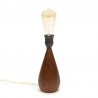 Sixties Danish vintage teak lamp base