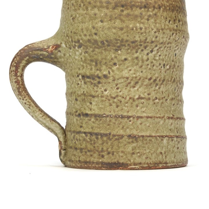 Groene Mobach kan/ vaas vintage