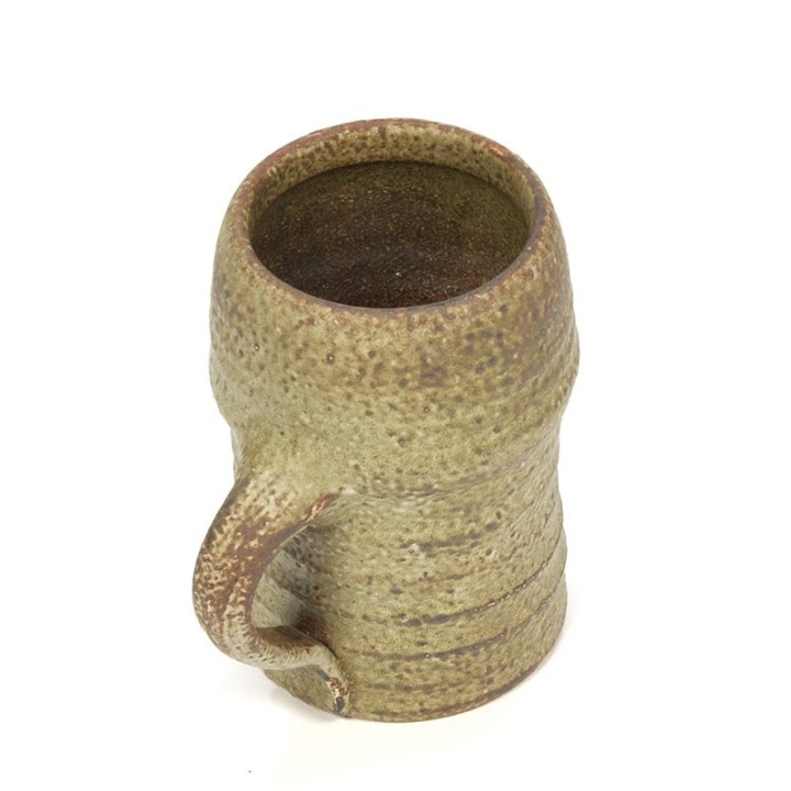 Groene Mobach kan/ vaas vintage