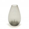 Glass vintage ribbed vase design A.D. Copier