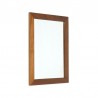 Small teak vintage mirror from Denmark