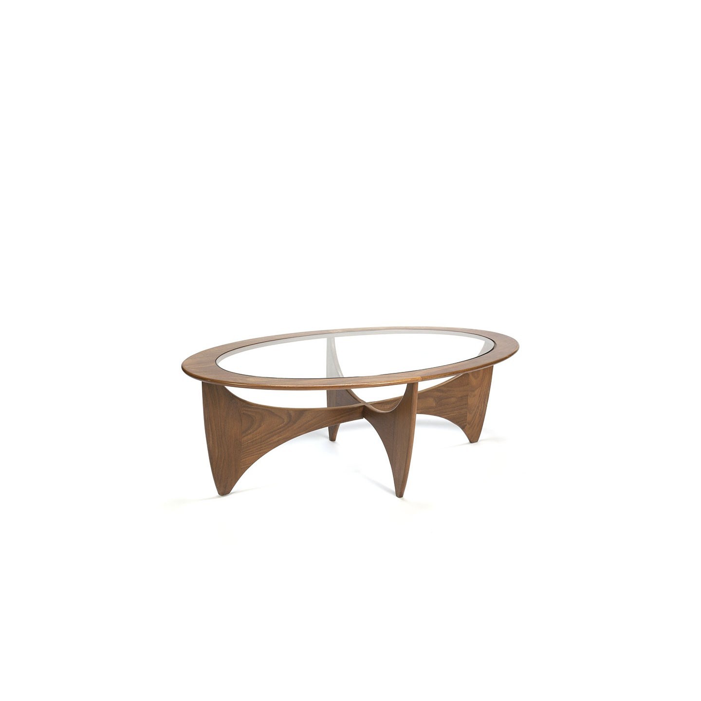 Vintage oval Astro coffee table by Gplan - Retro Studio
