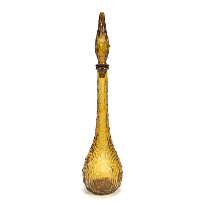 Italian vintage ocher yellow carafe