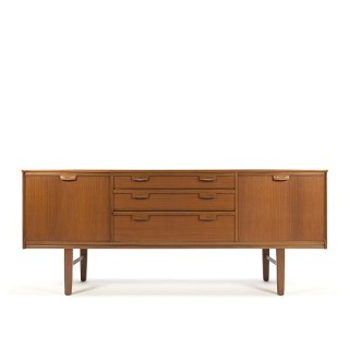 Vintage teak symmetrical sideboard