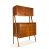 Vintage Scandinavisch secretaire meubel met open design