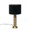 Vintage table lamp with brass base