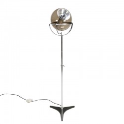 Vintage Globe vloerlamp ontwerp Frank Ligtelijn voor Raak