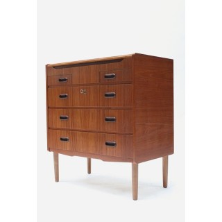 Teakhouten ladekast Deens jaren 60 - Retro Studio