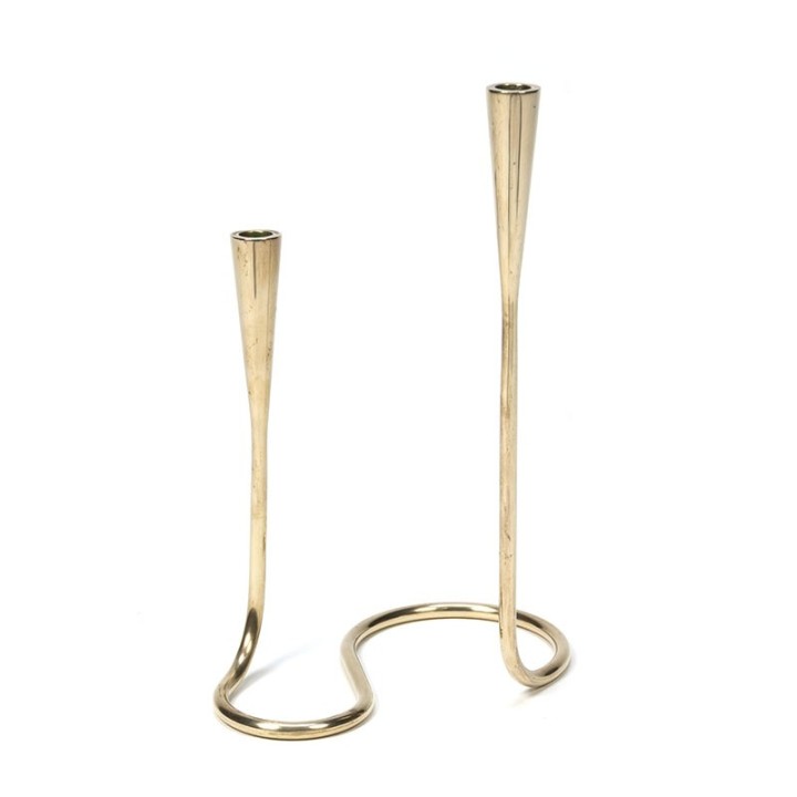 Vintage brass candleholder by Illums Bolighus