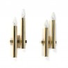 Vintage wall sconces set design G. Sciolari for Boulanger