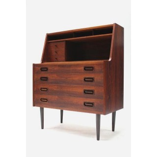 Secretaire in palissanderhout uit Scandinavie - Retro Studio