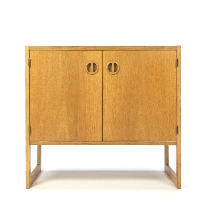 Small model vintage Danish cabinet in oak