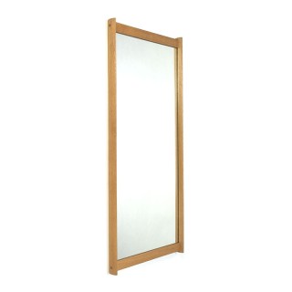 Danish oak vintage mirror by Aksel Kjersgaard model no. 220