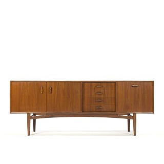 Teak vintage low sideboard by Gplan