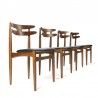 Vintage set of chairs model 178 design Johannes Andersen for