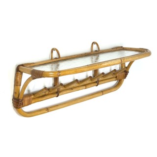 Vintage bamboo coat rack