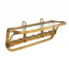 Vintage bamboo coat rack