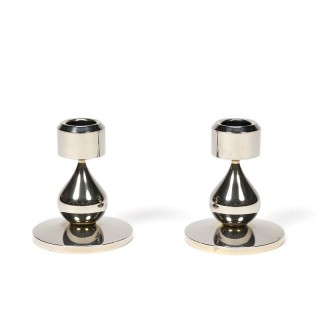 Set of Danish vintage design candlesticks design H. Asmussen