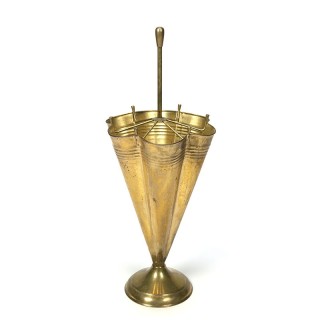Brass vintage umbrella stand