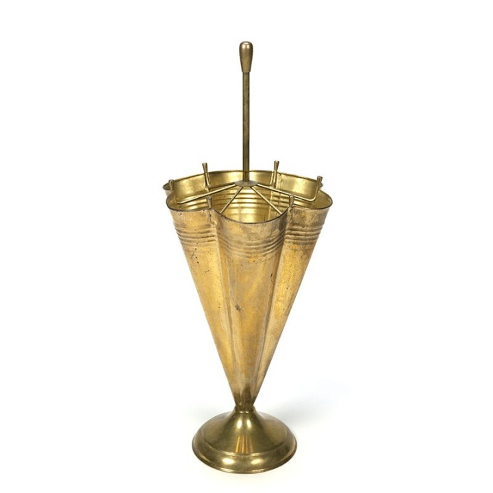 Brass vintage umbrella stand