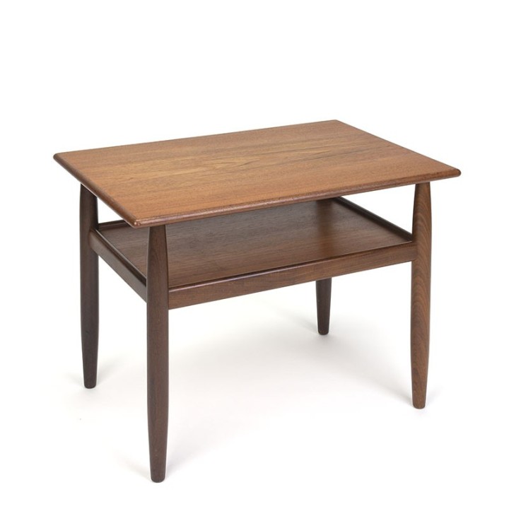 Teakhouten vintage bijzettafel uit Denemarken