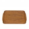 Large teak vintage Silva tray