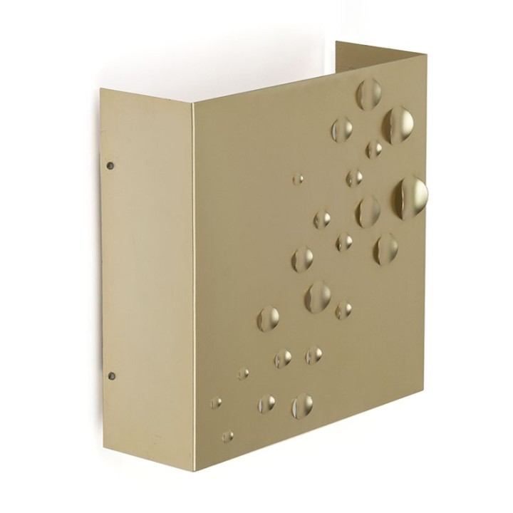 Vintage Raak Star Rain wall lamp in brass