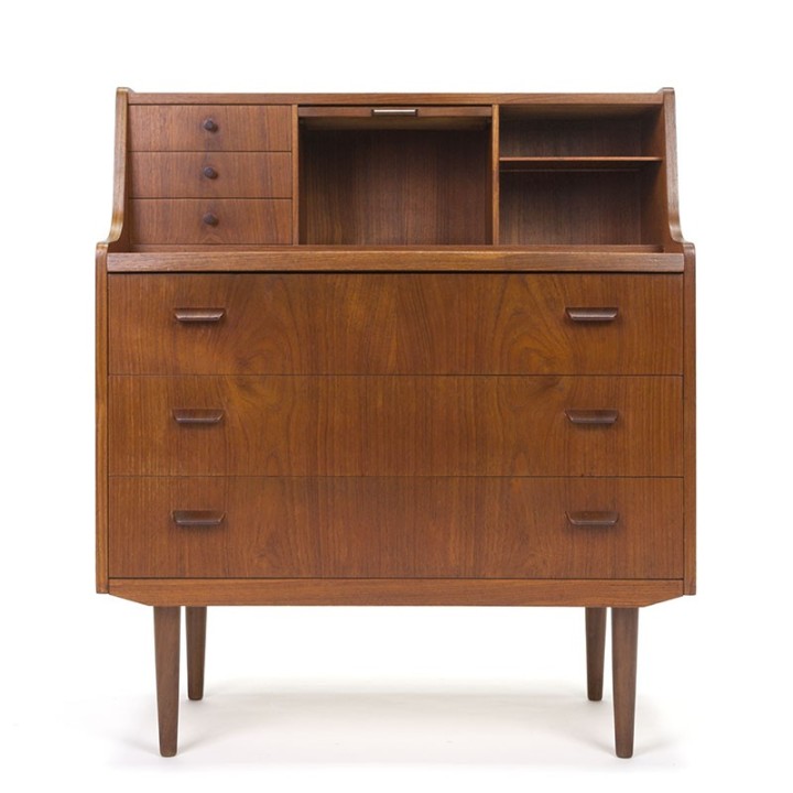 Teak Danish vintage secretary from the sixties