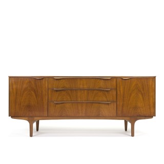Low model vintage teak sideboard