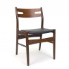 Teak vintage Danish dining table chair from the sixties