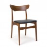 Danish vintage teak dining table chair